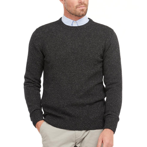 Barbour Pullover Maglia Uomo Essential Tisbury Nero - Francavilla Moda